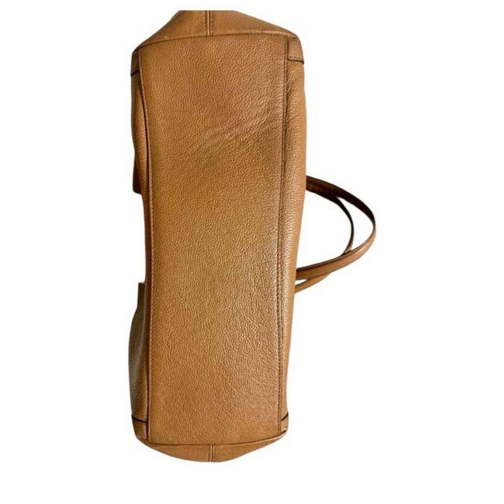 Coach Edie Brown Pebbled Leather Bag - Picture 4 of 9